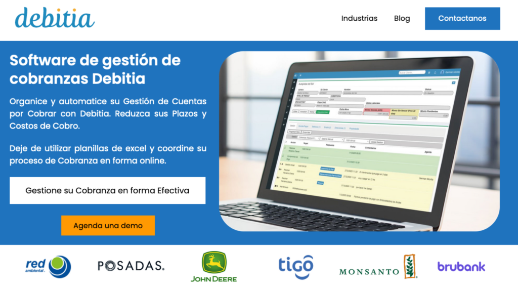 Debitia el mejor software de cobranzas en México. Política de cobranza y recuperación